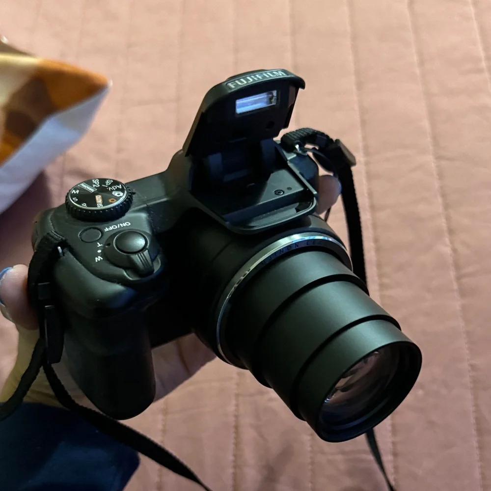 Fujifilm Black Digital Camera with Strap
